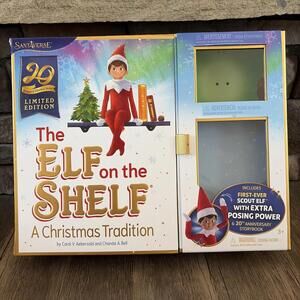 Elf On The Shelf BOX ONLY 20 Year Limited Edition A Christmas Tradition Storage